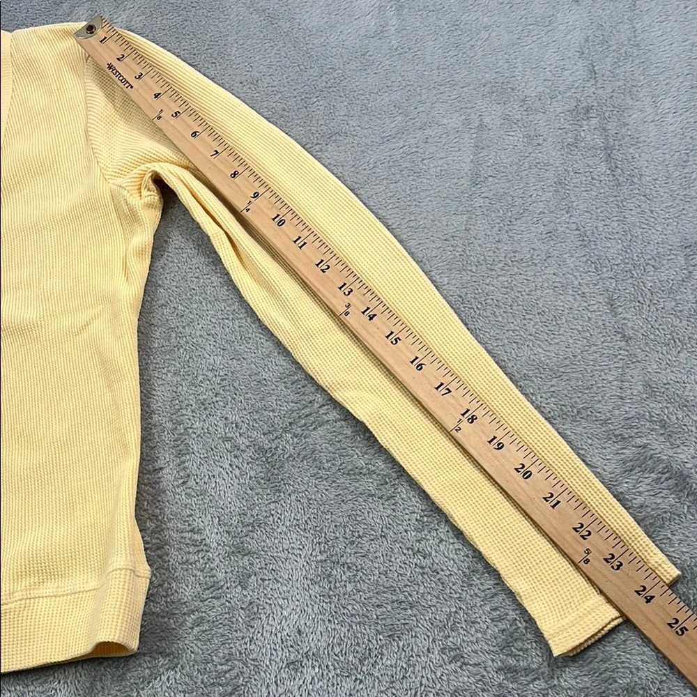 NEW PACT S 100% Organic Cotton Yellow Daffodil Noa Baby Cardigan Waffle Knit - Picture 5 of 9